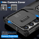 Samsung Galaxy S23 Ultra Skal Camshield Stöd TPU+PC Halkfritt Mobilskal