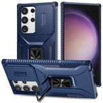 Samsung Galaxy S23 Ultra Skal Camshield Stöd TPU+PC Halkfritt Mobilskal