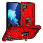 For Samsung Galaxy A06 4G Case PC+TPU Phone Cover with Rotary Ring Kickstand