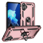 For Samsung Galaxy A06 4G Case PC+TPU Phone Cover with Rotary Ring Kickstand