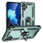 For Samsung Galaxy A06 4G Case PC+TPU Phone Cover with Rotary Ring Kickstand