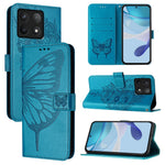 For Xiaomi 14T Pro Wallet Case with Wrist Strap Butterfly Imprint Leather Phone Cover