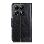 For Xiaomi 14T Pro Case Nappa Texture Split Leather Wallet Phone Cover