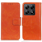 For Xiaomi 14T Case Nappa Texture Split Leather Wallet Phone Cover