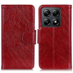 For Xiaomi 14T Case Nappa Texture Split Leather Wallet Phone Cover