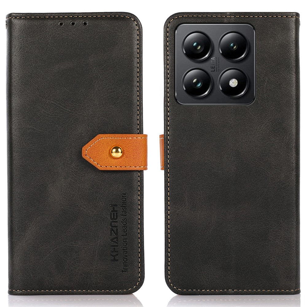 KHAZNEH For Xiaomi 14T Wallet Phone Case Stand Leather Flip Cover