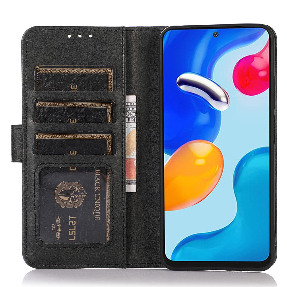 For Xiaomi 14T Pro Case Cowhide Texture Leather Wallet Phone Cover with Stand
