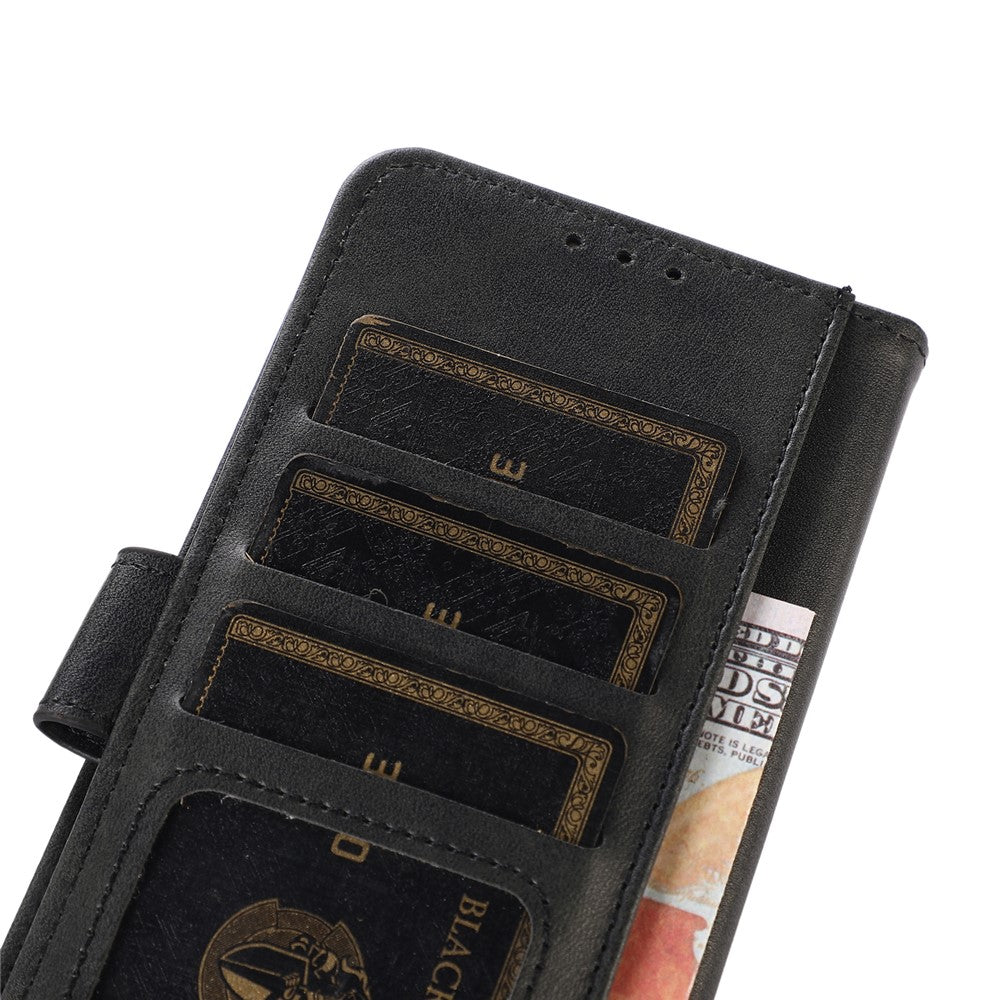 For Xiaomi 14T Pro Case Cowhide Texture Leather Wallet Phone Cover with Stand
