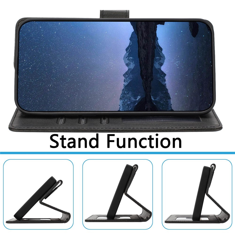 Til Samsung Galaxy A16 5G / A16 4G Etui RFID Blokerende Pung Læder Telefoncover med Rem
