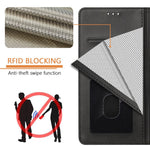 Til Samsung Galaxy A16 5G / A16 4G Etui RFID Blokerende Pung Læder Telefoncover med Rem