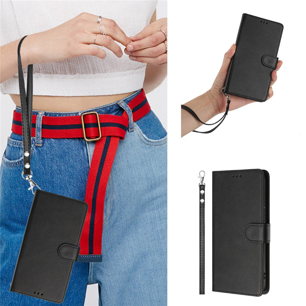Til Samsung Galaxy A16 5G / A16 4G Etui RFID Blokerende Pung Læder Telefoncover med Rem