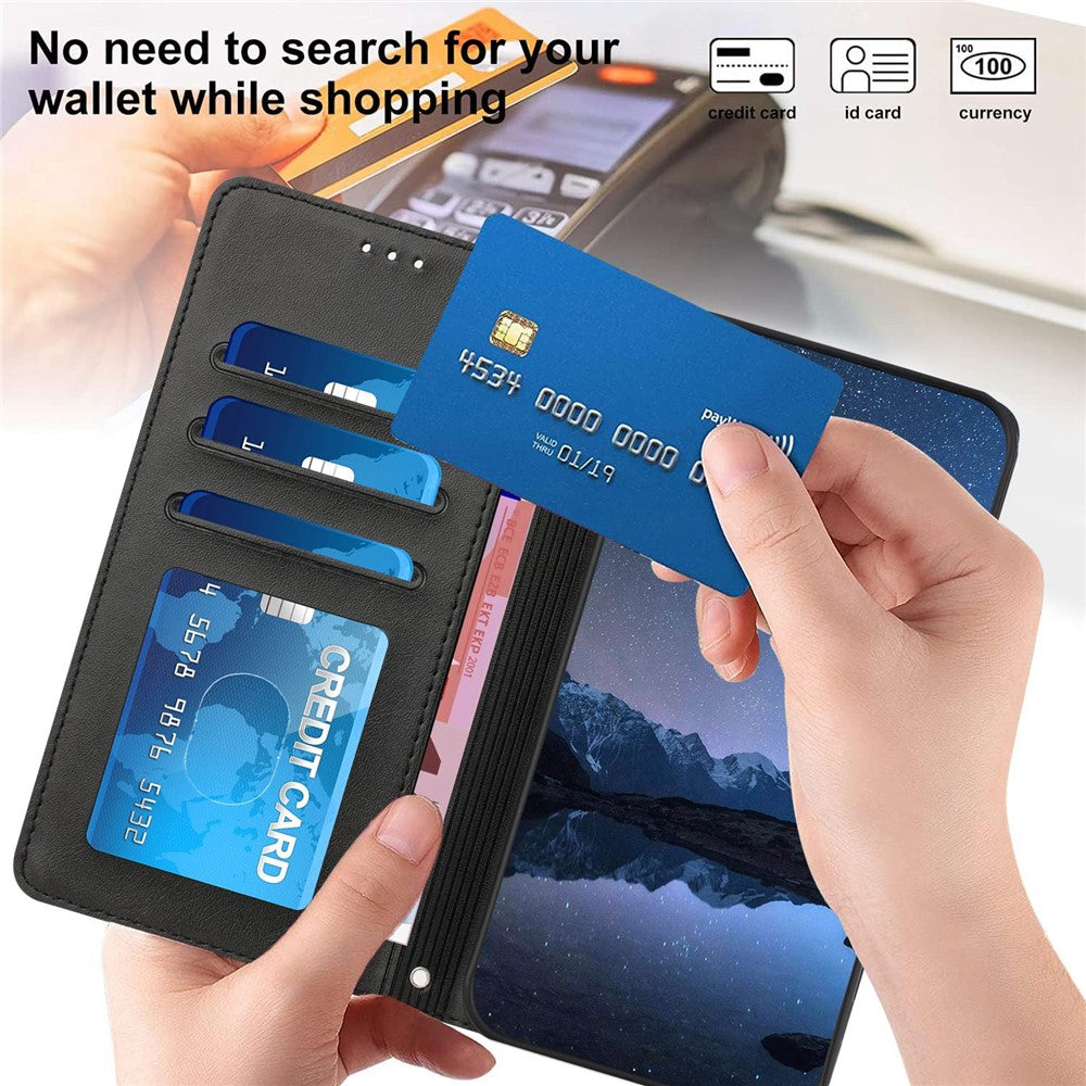 Til Samsung Galaxy A16 5G / A16 4G Etui RFID Blokerende Pung Læder Telefoncover med Rem