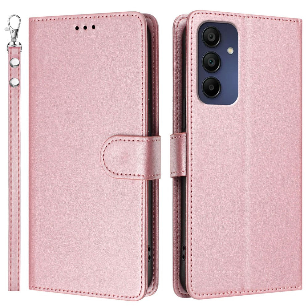 Til Samsung Galaxy A16 5G / A16 4G Etui RFID Blokerende Pung Læder Telefoncover med Rem