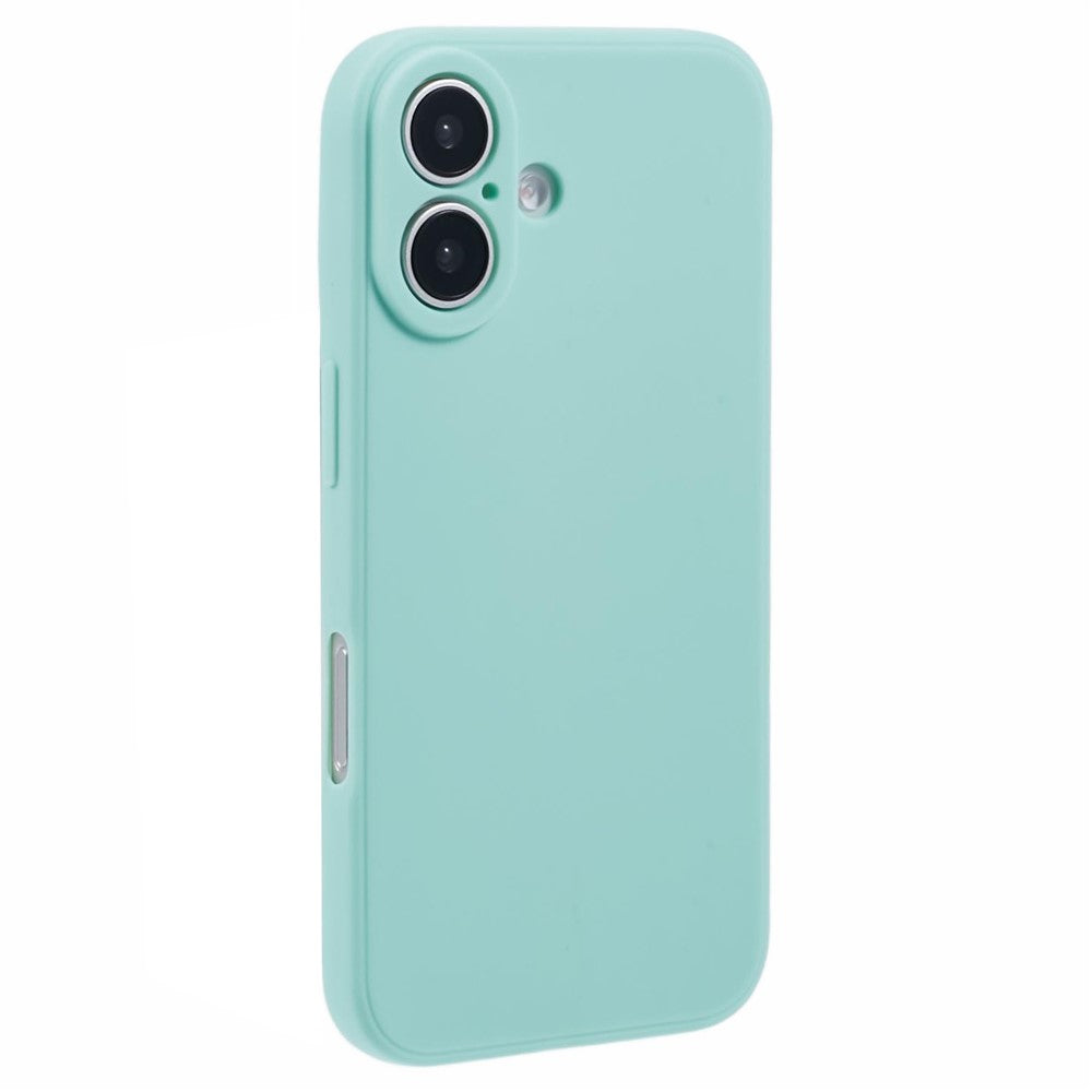 For iPhone 16 Plus Case Precise Cut-Outs Straight Edge TPU Shockproof Phone Cover