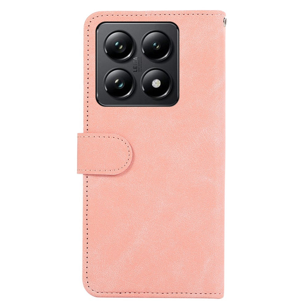 ABEEL For Xiaomi 14T Pro Case Color Splicing Leather Flip Phone Cover RFID Blocking