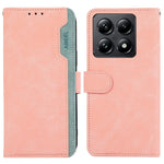 ABEEL For Xiaomi 14T Case Color Splicing Leather Flip Phone Cover RFID Blocking
