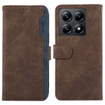 ABEEL For Xiaomi 14T Case Color Splicing Leather Flip Phone Cover RFID Blocking