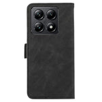 ABEEL For Xiaomi 14T Case PU Leather Folio Stand View RFID Blocking Phone Cover