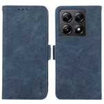 ABEEL For Xiaomi 14T Case PU Leather Folio Stand View RFID Blocking Phone Cover
