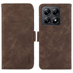 ABEEL For Xiaomi 14T Case PU Leather Folio Stand View RFID Blocking Phone Cover