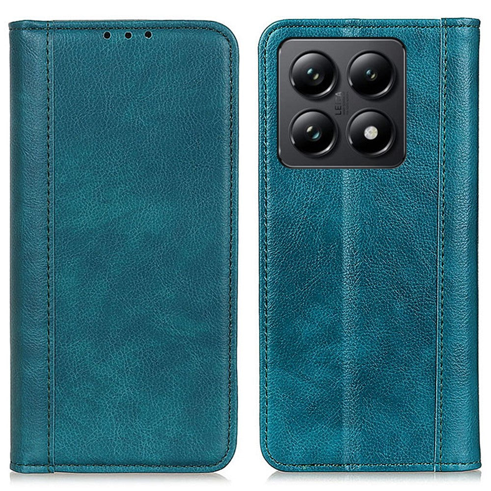 For Xiaomi 14T Stand Case Split Leather Litchi Texture Wallet Phone Cover