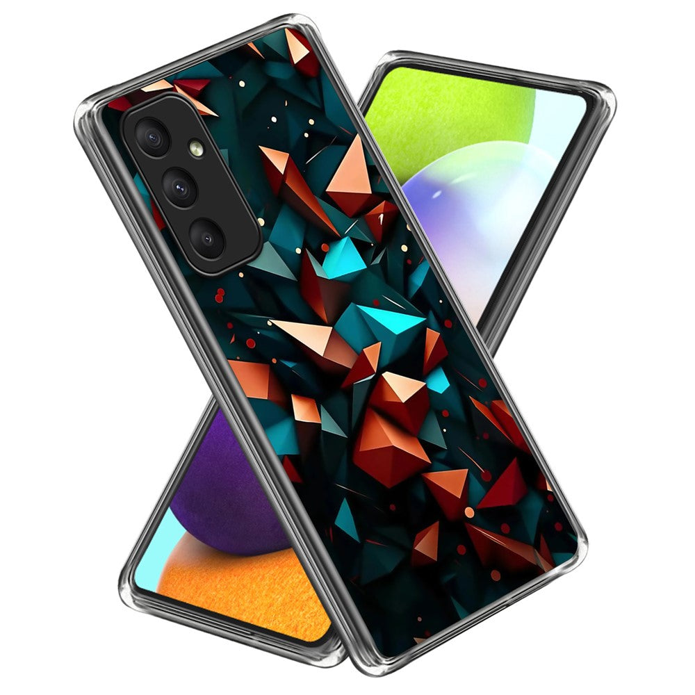 Samsung Galaxy A35 5G-skal Stötdämpande TPU-mönstertryckt mobilskal