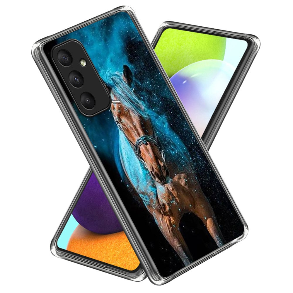 Samsung Galaxy A35 5G-skal Stötdämpande TPU-mönstertryckt mobilskal