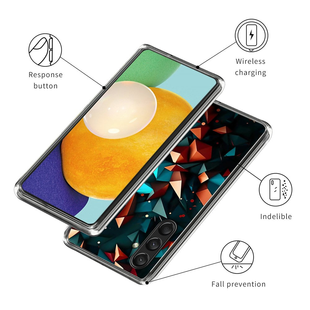For Samsung Galaxy A16 5G / A16 4G Case Shock-Absorbent TPU Pattern Printed Phone Cover
