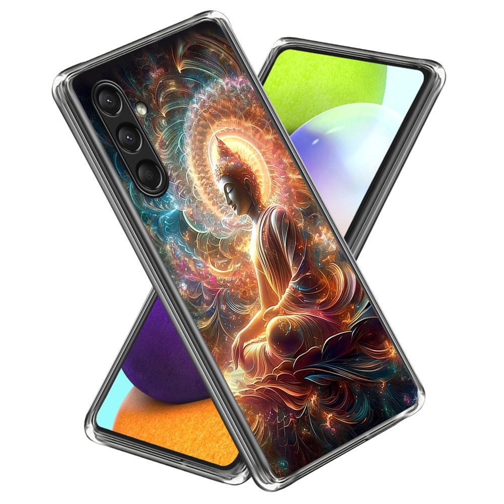 For Samsung Galaxy A16 5G / A16 4G Case Shock-Absorbent TPU Pattern Printed Phone Cover