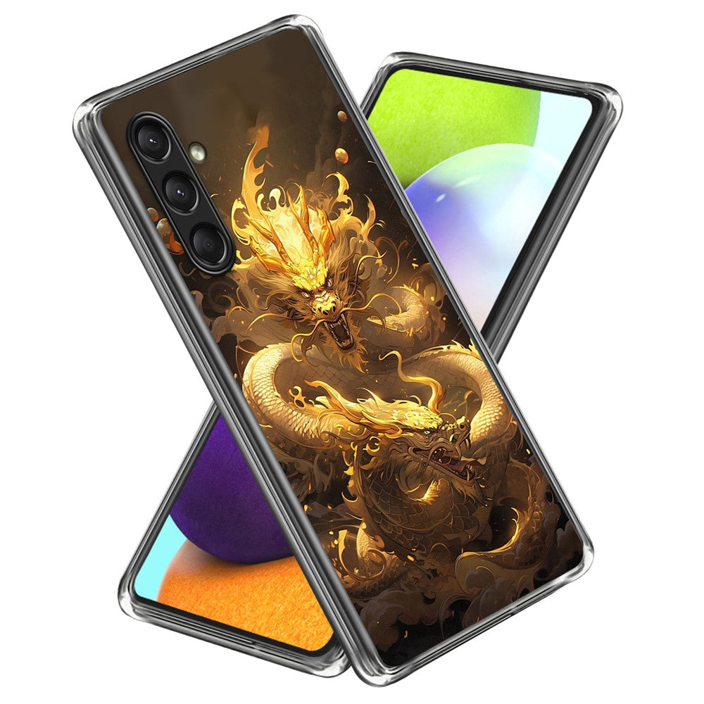 For Samsung Galaxy A16 5G / A16 4G Case Shock-Absorbent TPU Pattern Printed Phone Cover