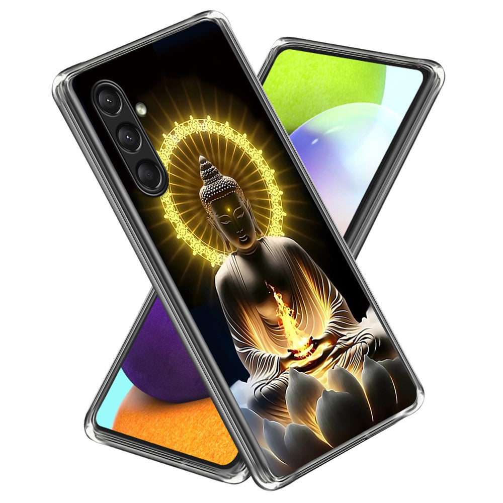 For Samsung Galaxy A16 5G / A16 4G Case Shock-Absorbent TPU Pattern Printed Phone Cover