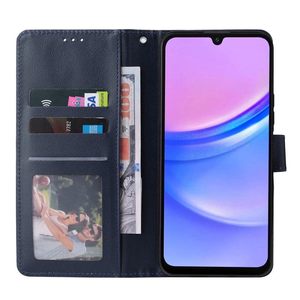 Til Samsung Galaxy A16 5G / A16 4G Etui Pung Stativ Visning PU Læder Telefoncover