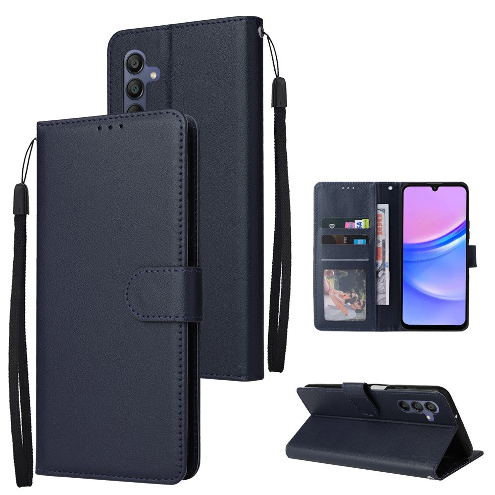 Til Samsung Galaxy A16 5G / A16 4G Etui Pung Stativ Visning PU Læder Telefoncover