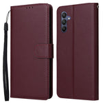 Til Samsung Galaxy A16 5G / A16 4G Etui Pung Stativ Visning PU Læder Telefoncover