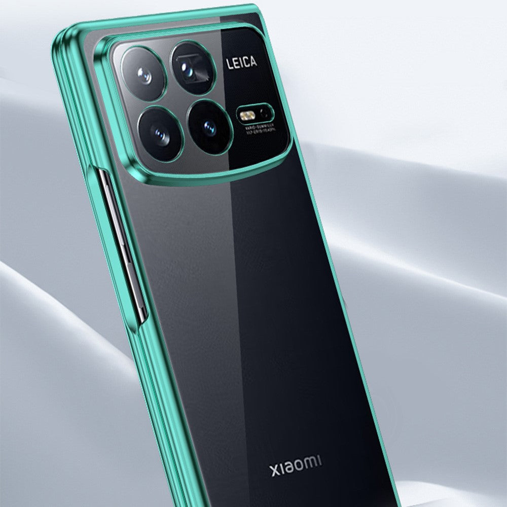 Xiaomi Mix Fold 4 5G-skal Galvaniserat transparent PC-mobilskal
