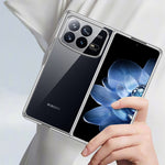 Xiaomi Mix Fold 4 5G-skal Galvaniserat transparent PC-mobilskal