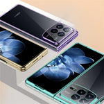 Xiaomi Mix Fold 4 5G-skal Galvaniserat transparent PC-mobilskal