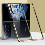 Xiaomi Mix Fold 4 5G-skal Galvaniserat transparent PC-mobilskal