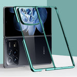 Xiaomi Mix Fold 4 5G-skal Galvaniserat transparent PC-mobilskal