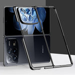 Xiaomi Mix Fold 4 5G-skal Galvaniserat transparent PC-mobilskal