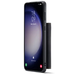 DG.MING M1-serien-cover til Samsung Galaxy S24 FE med stativ og PU-mobilbeskyttelse med aftageligt cover