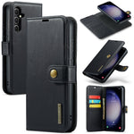 DG.MING for Samsung Galaxy S24 FE Case Detachable Split Leather Phone Cover