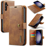 DG.MING for Samsung Galaxy S24 FE Case Detachable Split Leather Phone Cover