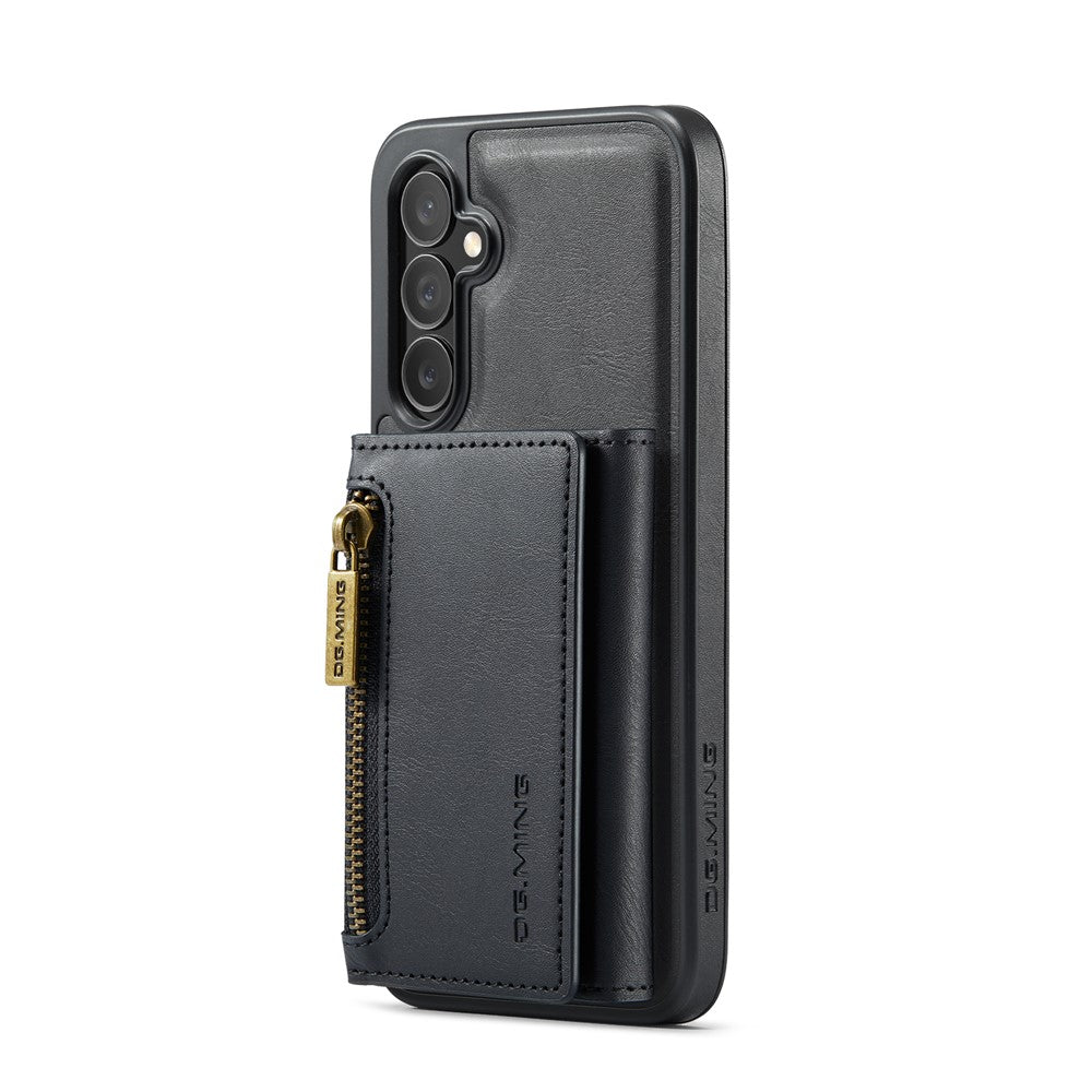 DG.MING M5 Series For Samsung Galaxy S24 FE Case Detachable Magnetic Leather Phone Cover with Card Slots