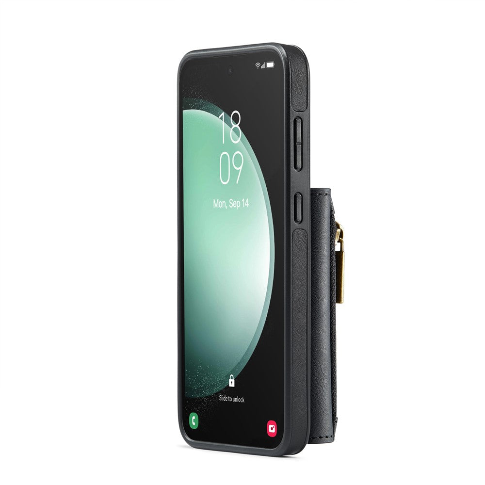 DG.MING M5 Series For Samsung Galaxy S24 FE Case Detachable Magnetic Leather Phone Cover with Card Slots