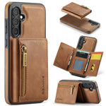 DG.MING M5 Series For Samsung Galaxy S24 FE Case Detachable Magnetic Leather Phone Cover with Card Slots