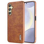 AZNS til Samsung Galaxy A16 5G / A16 4G Etui Elektroplettering Krokodillemønster PU+TPU Telefoncover