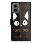 Til Motorola Moto G55 5G Etui Mønsterprint PU-læderpung Telefoncover