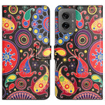 Til Motorola Moto G55 5G Etui Mønsterprint PU-læderpung Telefoncover
