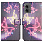 Til Motorola Moto G55 5G Etui Mønsterprint PU-læderpung Telefoncover